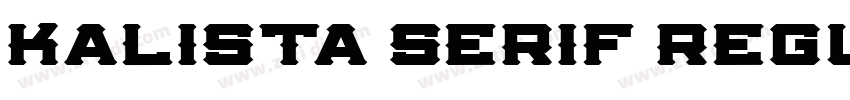 Kalista Serif Regula字体转换
